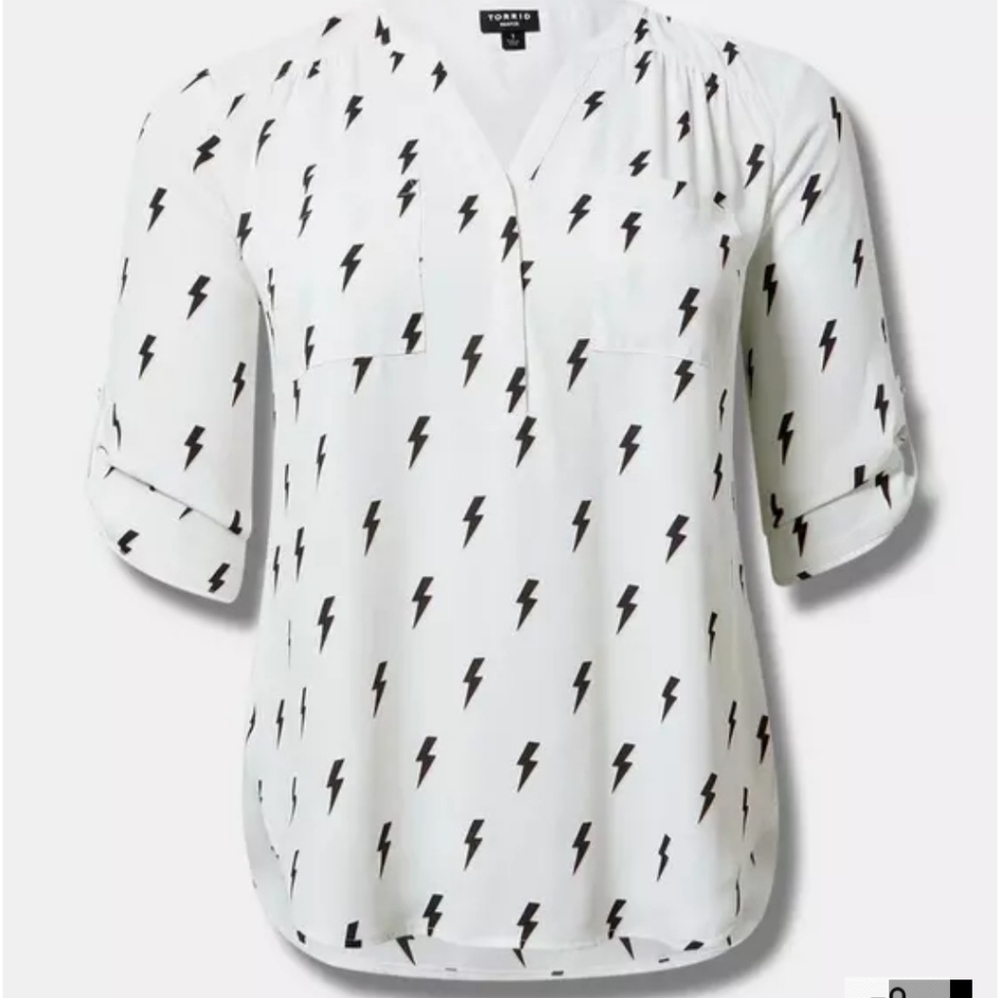 Torrid 3/4 sleeve blouse